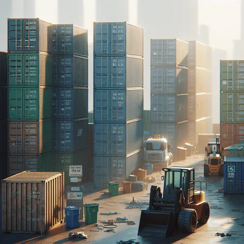 Contenedores de obra de distintos tamaños y medidas para elegir según el tipo de residuos y volumen necesario